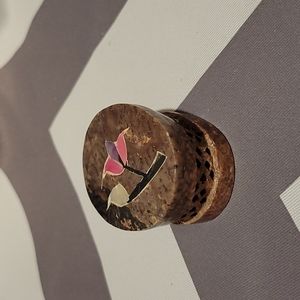 Small stone oval container